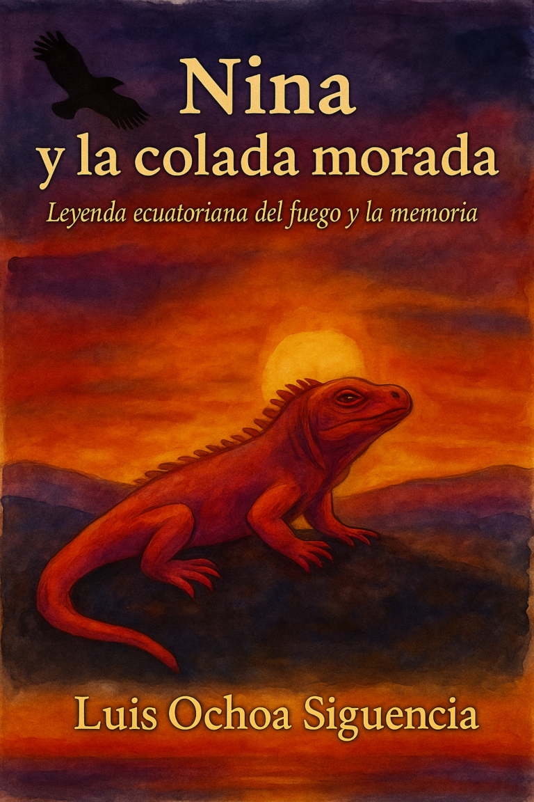 Illustration representing Nina y la colada morada