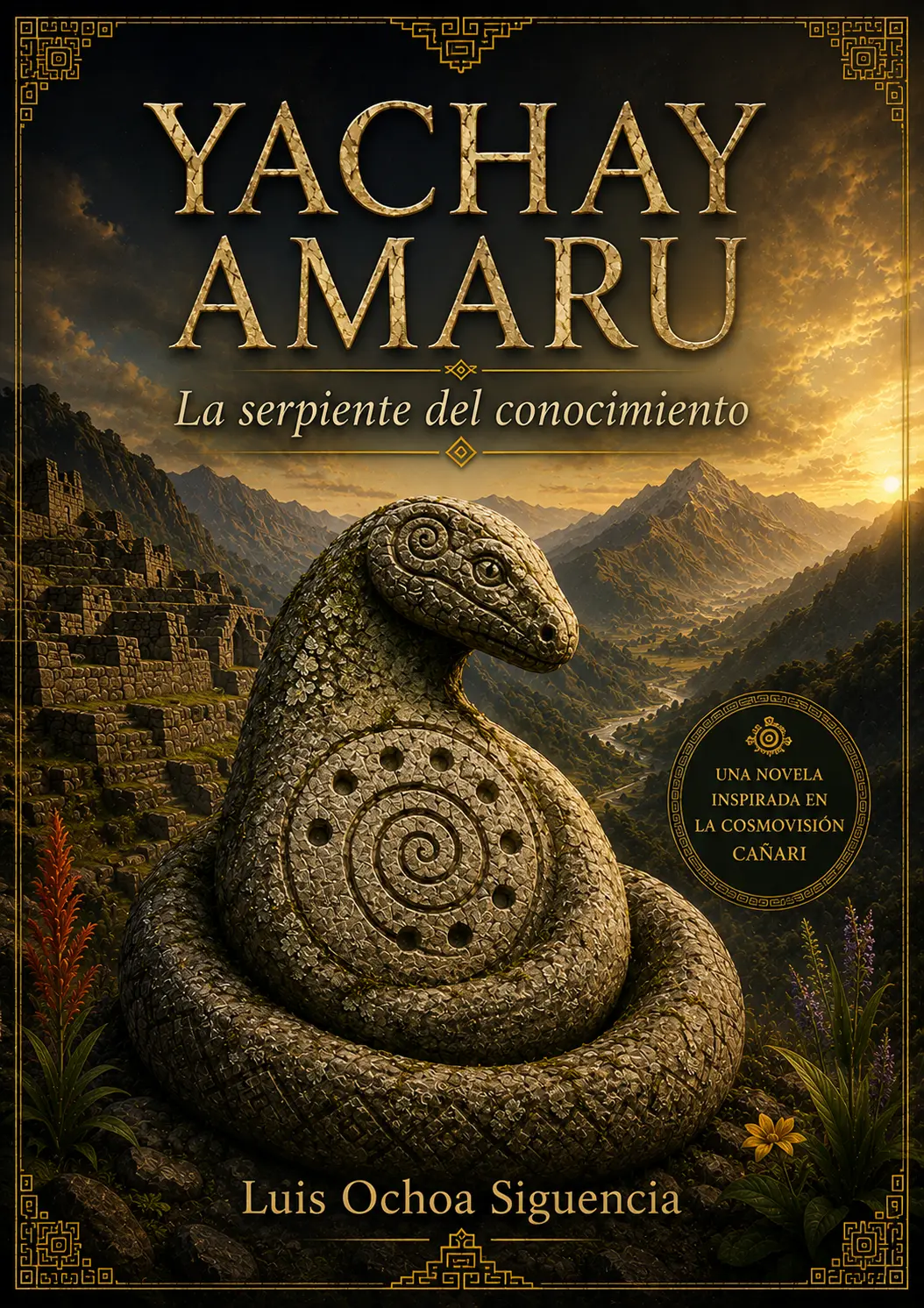 YACHAY AMARU: La serpiente del conocimiento book cover by Luis Ochoa Siguencia