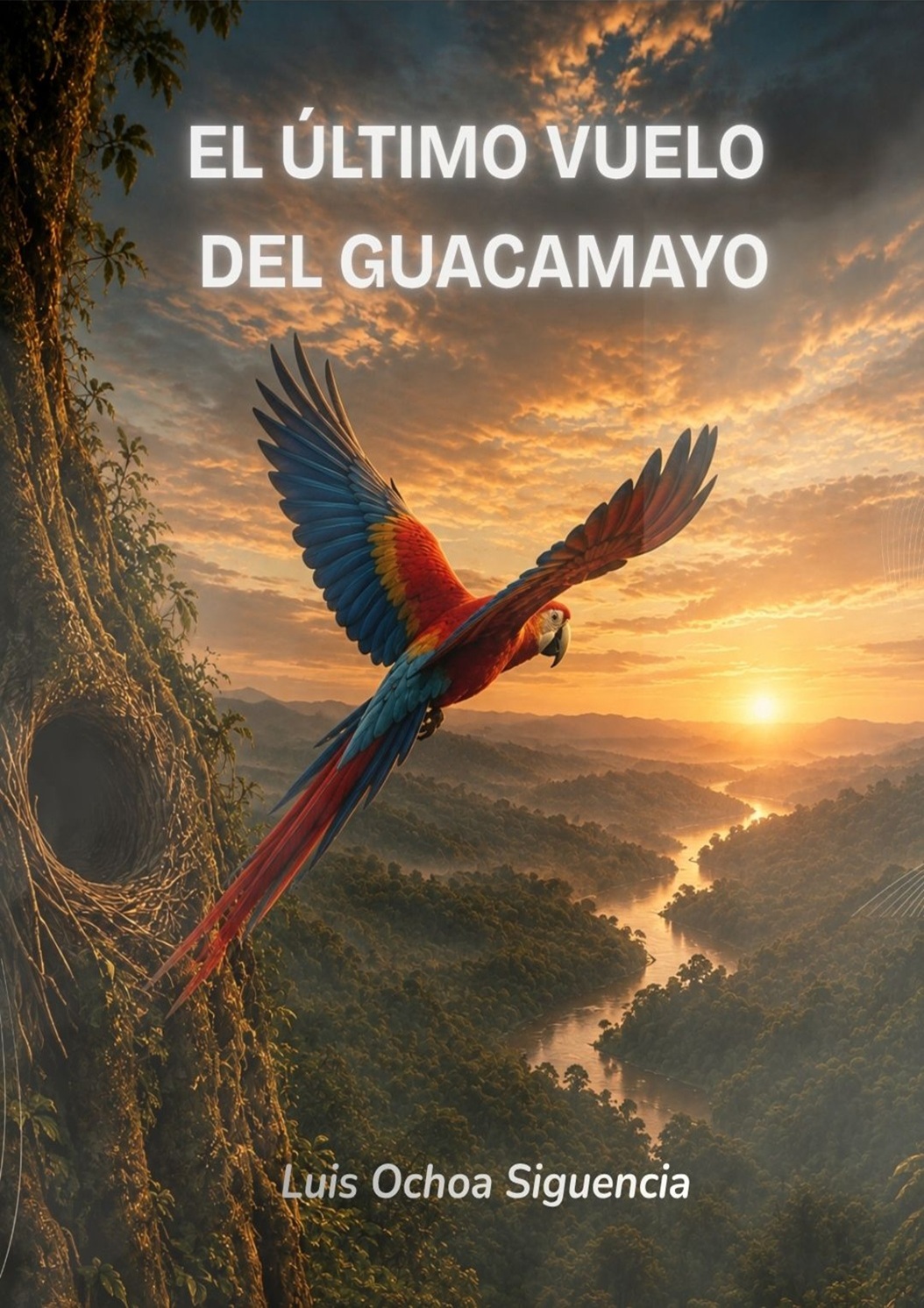 Book cover of El último vuelo del guacamayo by Luis Ochoa Siguencia